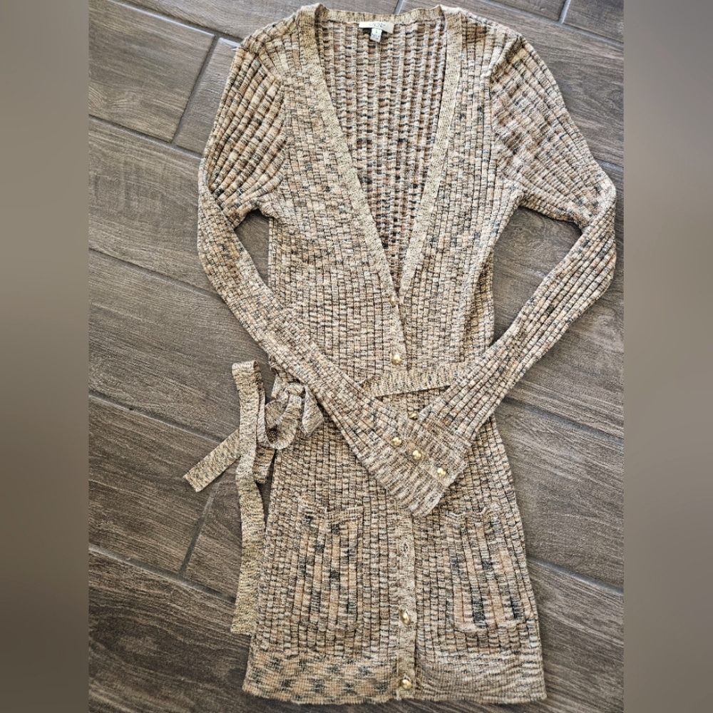 Cache Dress Sweater - L